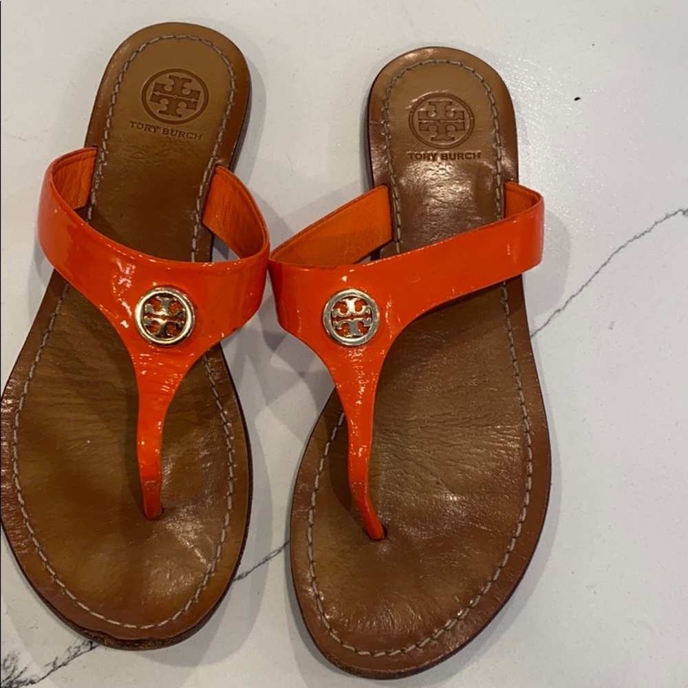 Tory Burch CAMERON Thong Leather Sandals